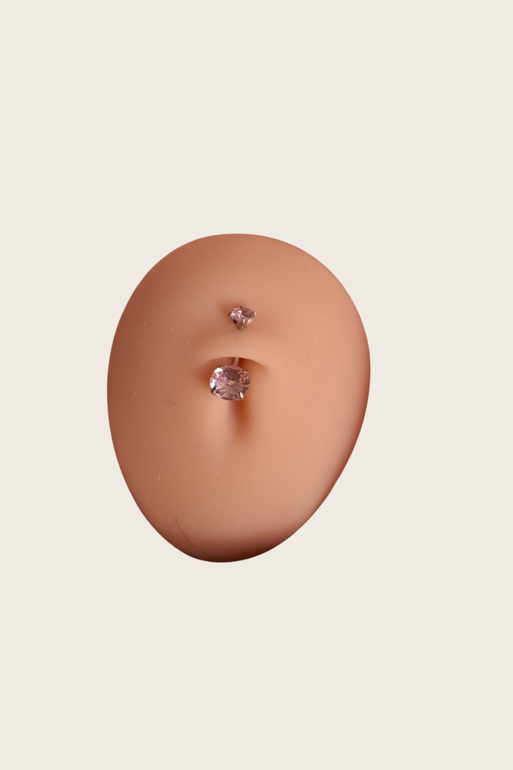 Pink Rhinestone Belly button rings (Luxe Exclusive)